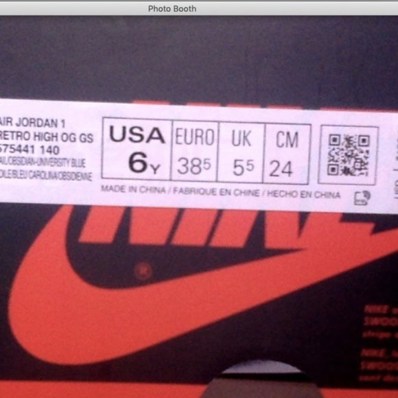 Jordan 1 high obsidian retro og - Picture 5 of 5